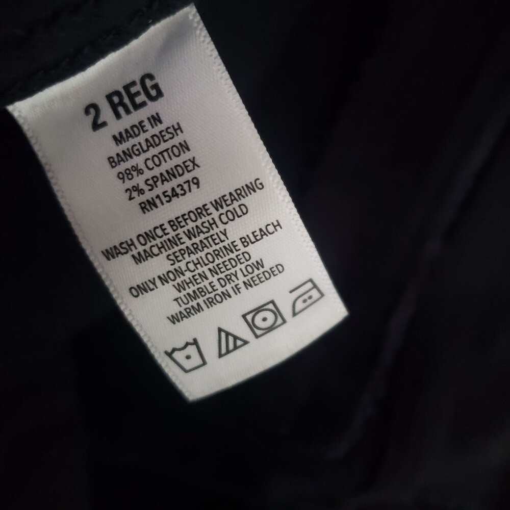 NWT Aeropostale Black Cargo Flare Pants Womens 2R Stretch Casual Streetwear - Picture 4 of 8